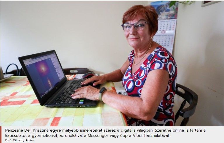 Diákok vezetik be a nagyikat a digitális világba Győrben