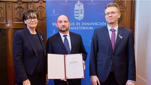 Miniszteri elismerést kapott a Győri SZC Bercsényi Miklós Közlekedési és Sportiskolai Technikum igazgatóhelyettese