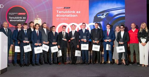Audi Hungaria idén is méltatták a duális képzés legkiválóbb fiataljait